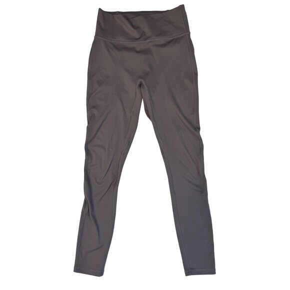 Fabletics Small Silver Grey Leggings/Capris  Stretchy Performance Wear - Picture 1 of 11